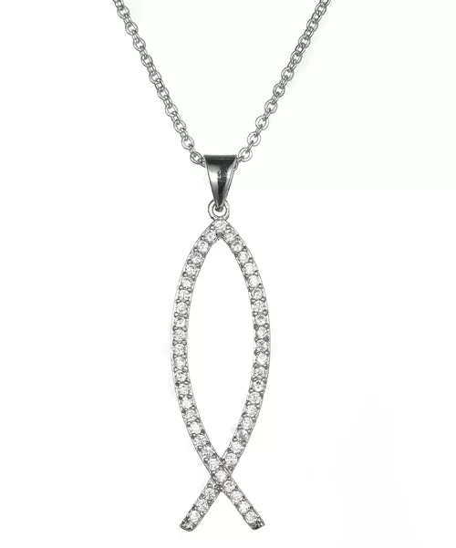 925 Silver CZ Necklace