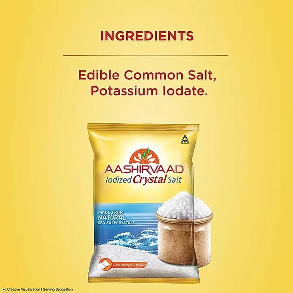 Aashirvaad Iodized Crystal Salt