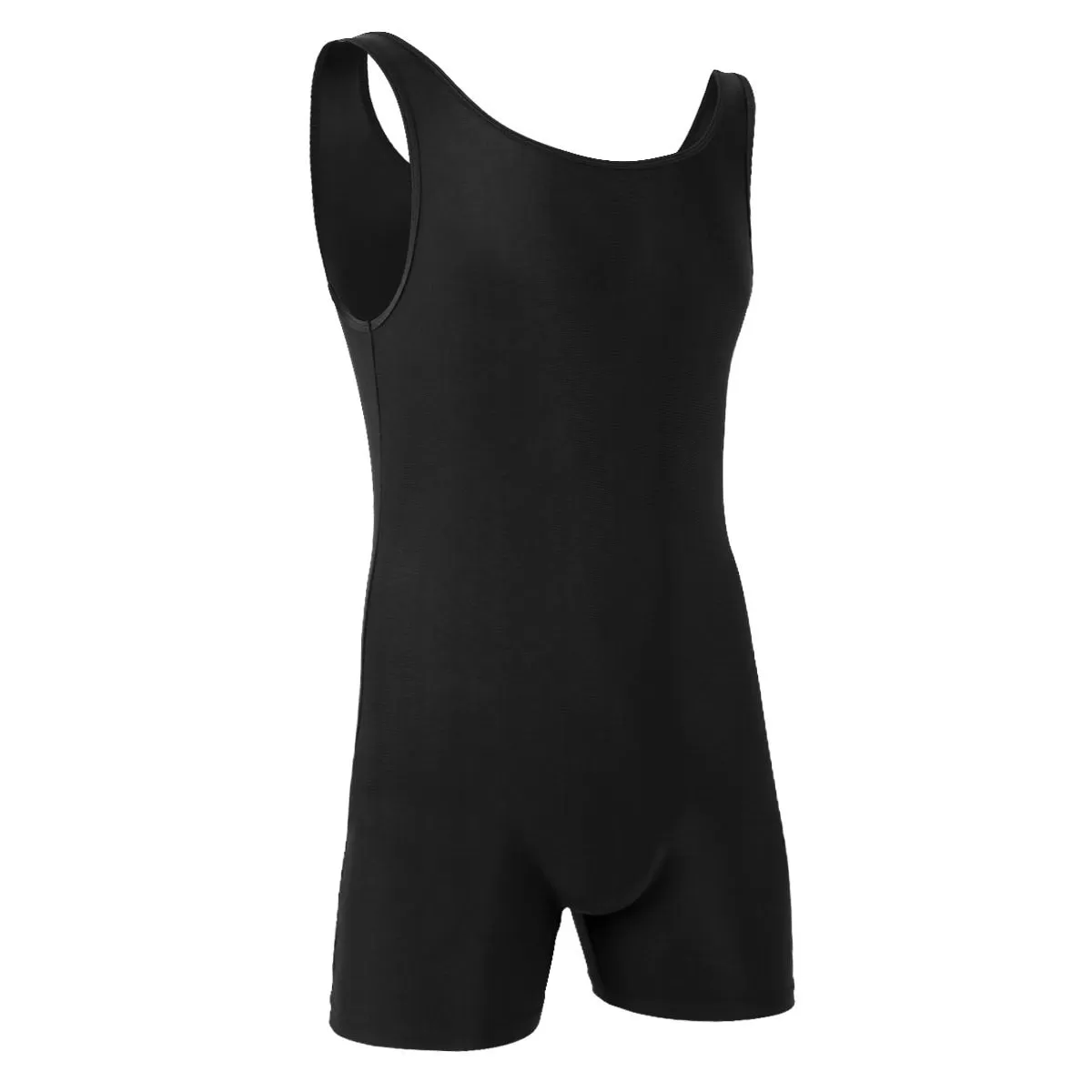 Adam Ballet Dance Shimmer Lycra Unitard Shorts for Men and Older Boys.  Available in Black, Navy and Gray