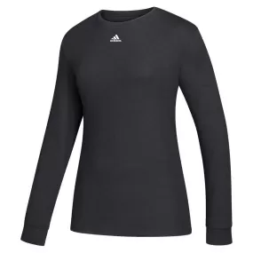 adidas Women's Black Amplifier Long Sleeve Tee