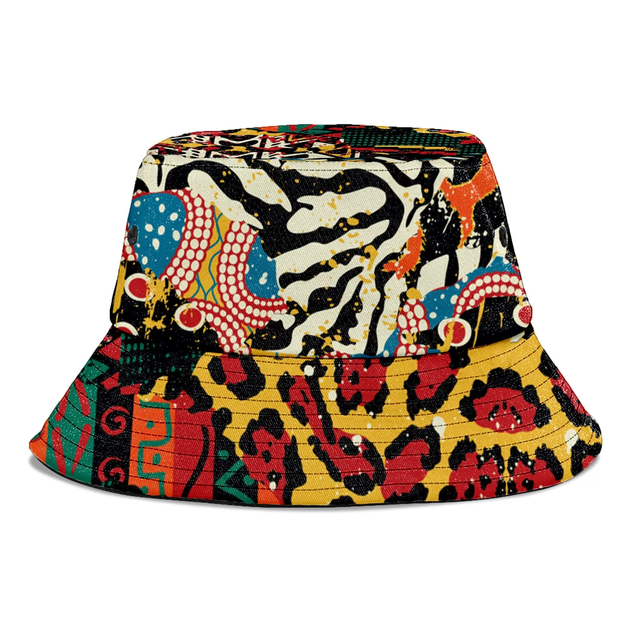 African Patchwork 2 Bucket Hat