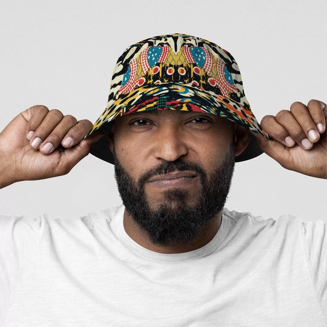 African Patchwork 2 Bucket Hat