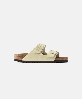 Birkenstock Arizona Suede Leather Almond Soft Footbed Sandals