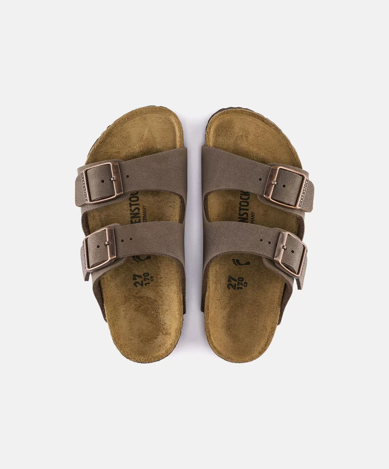 Birkenstock Kids Arizona BirkiBuc Mocca Sandals