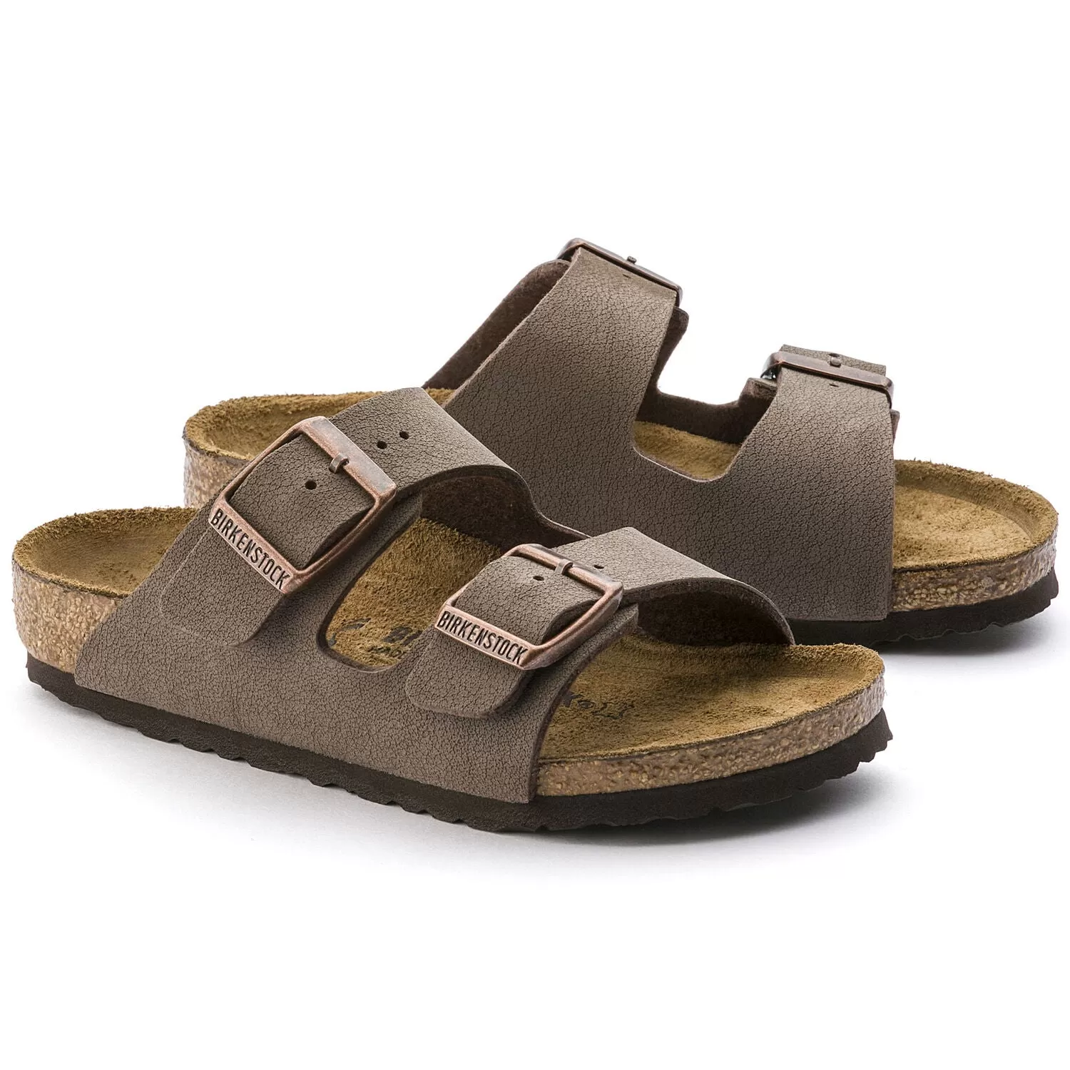 Birkenstock Kids Arizona BirkiBuc Mocca Sandals