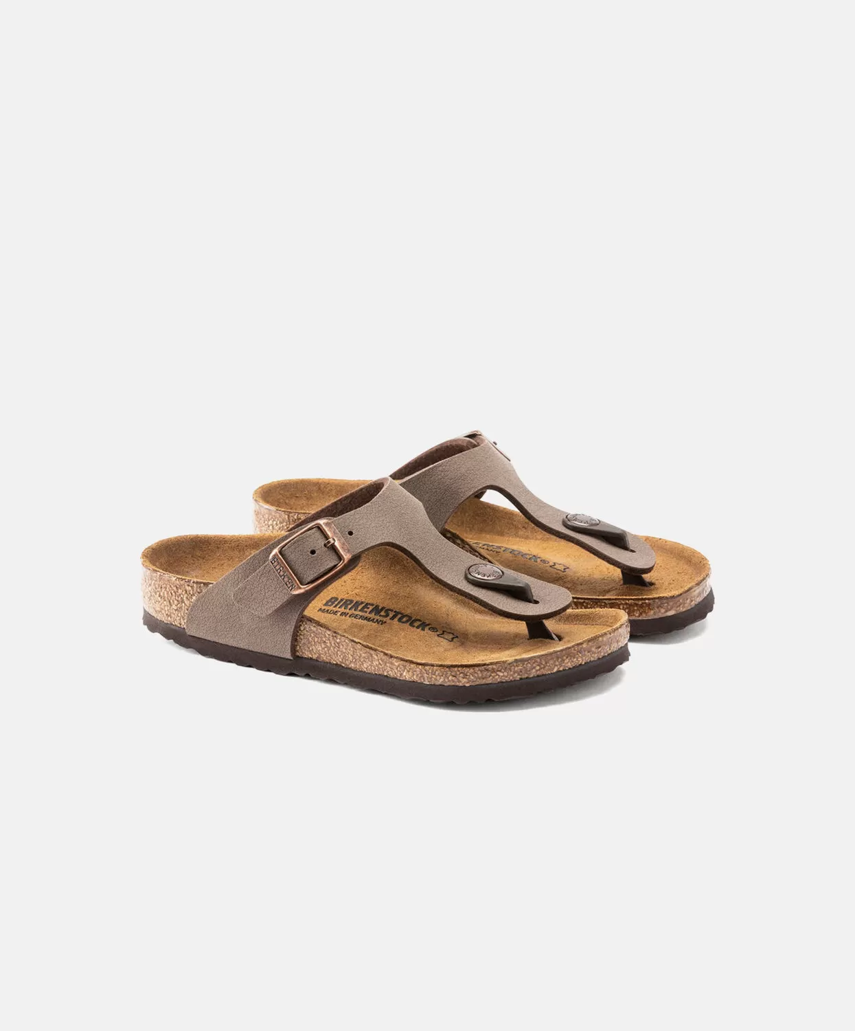 Birkenstock Kids Gizeh BirkiBuc Mocca Sandals