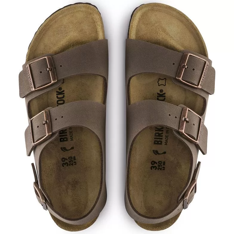 Birkenstock Milano BirkiBuc Mocca Sandals