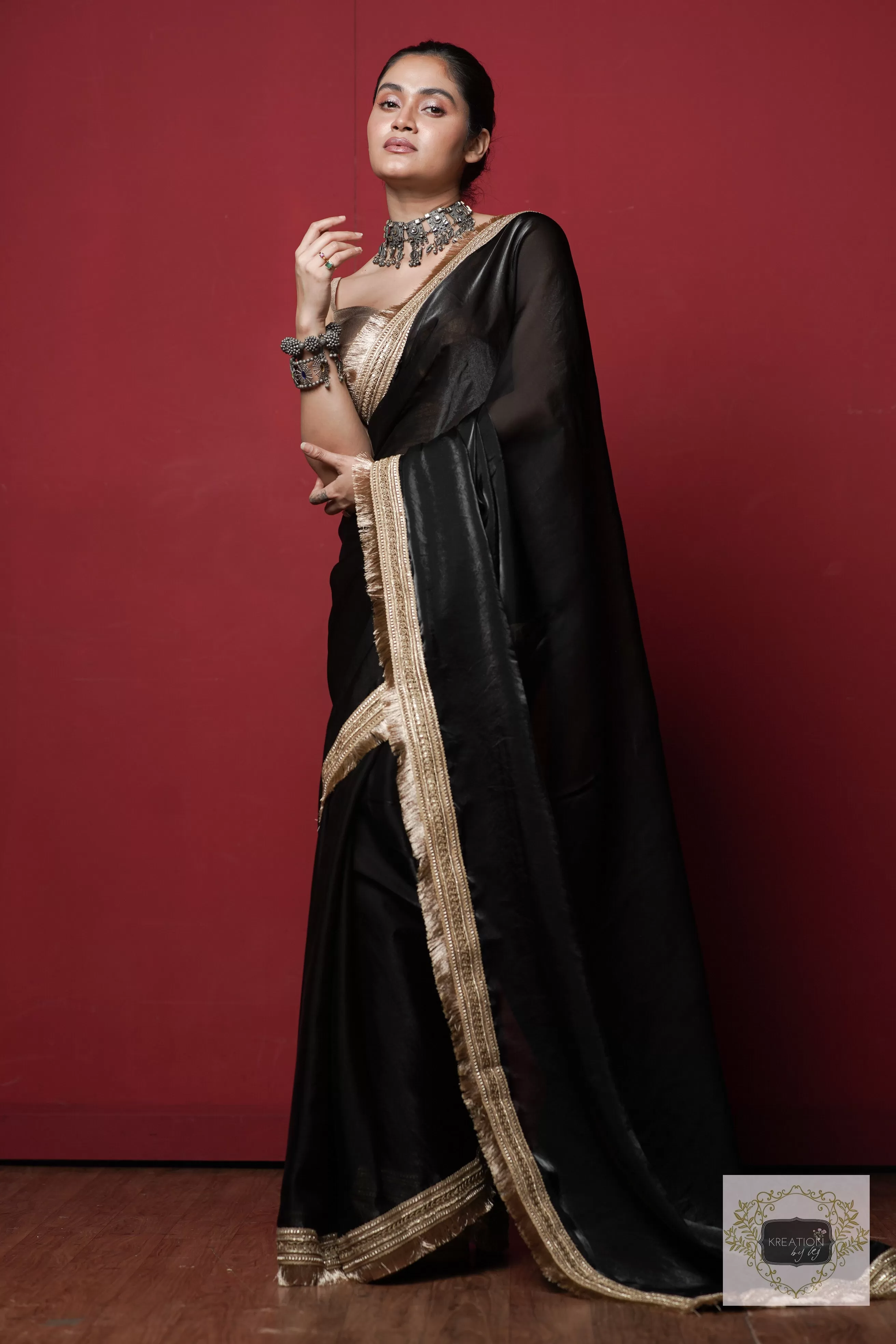 Black Banno Saree