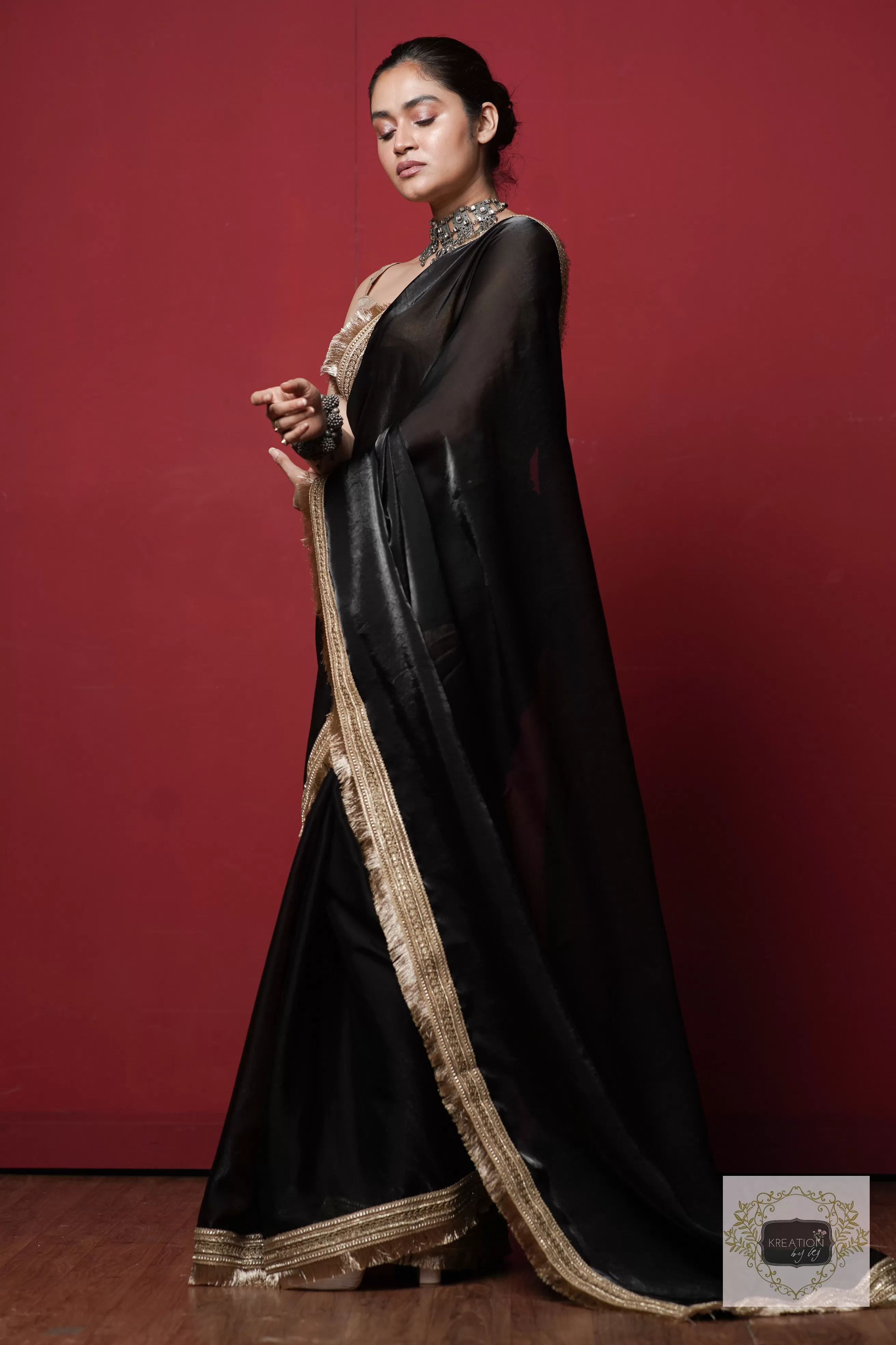 Black Banno Saree