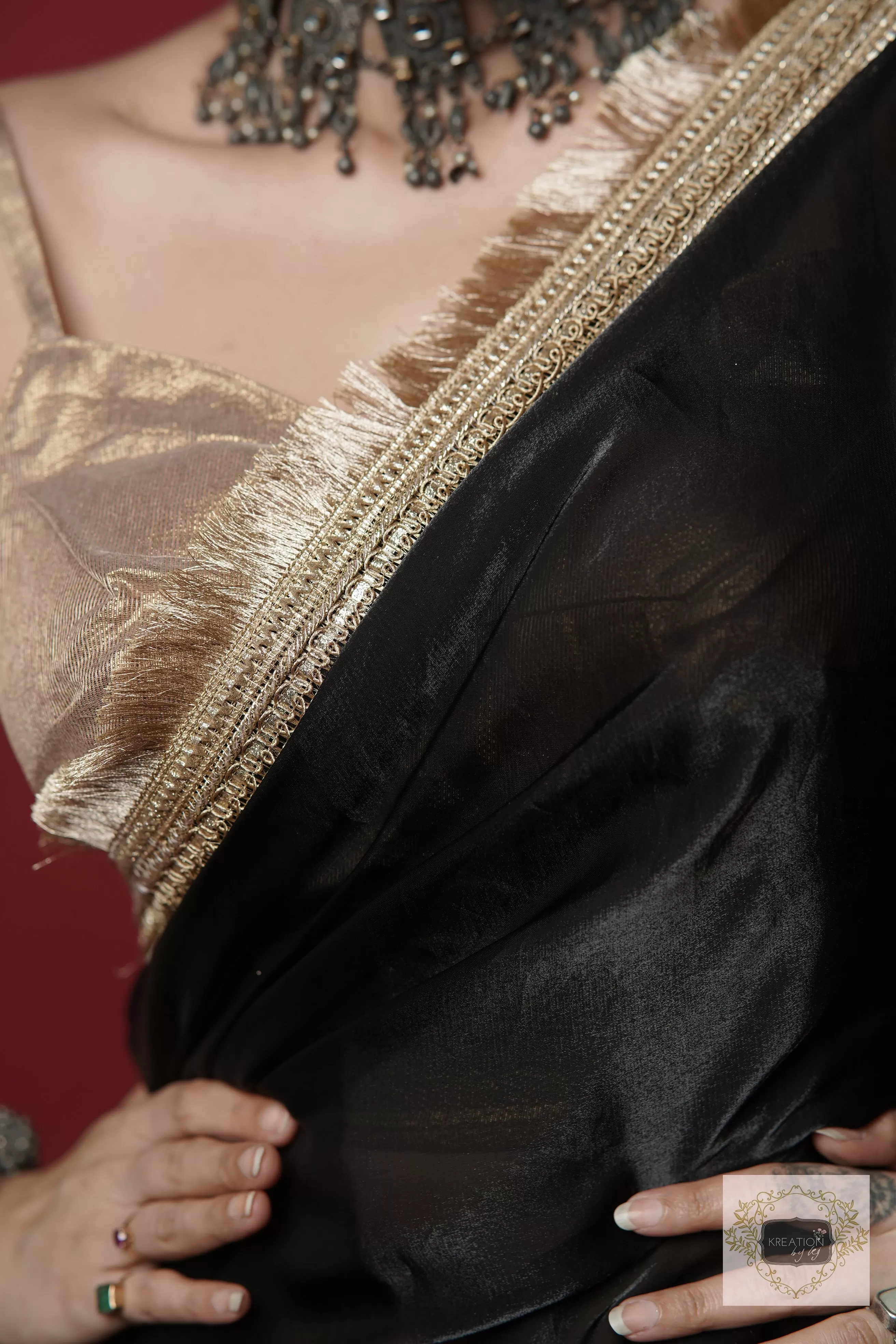 Black Banno Saree