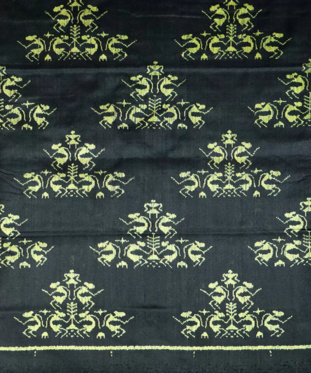 Black silk handloom sambalpuri saree