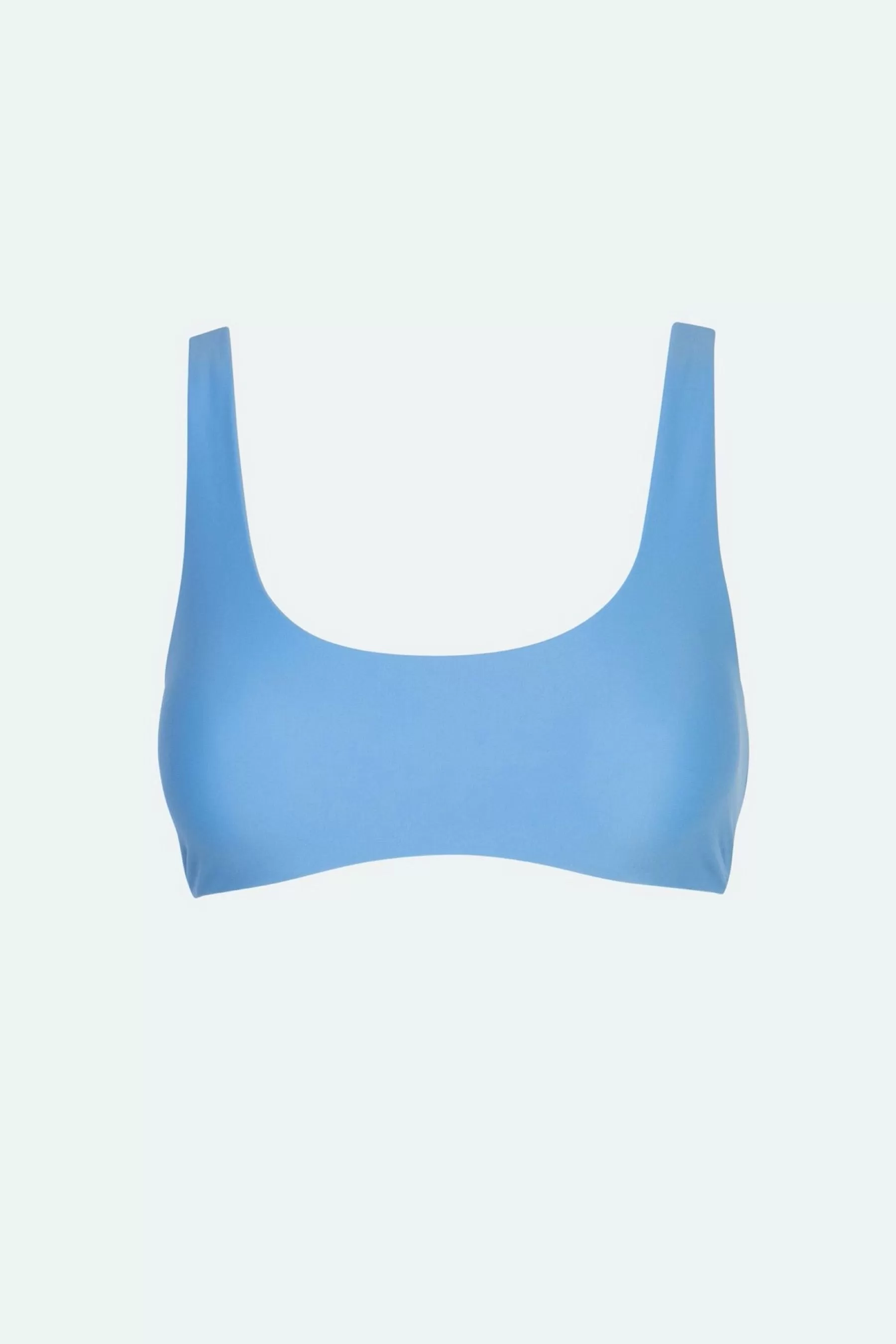 Blue Classic Crop Top