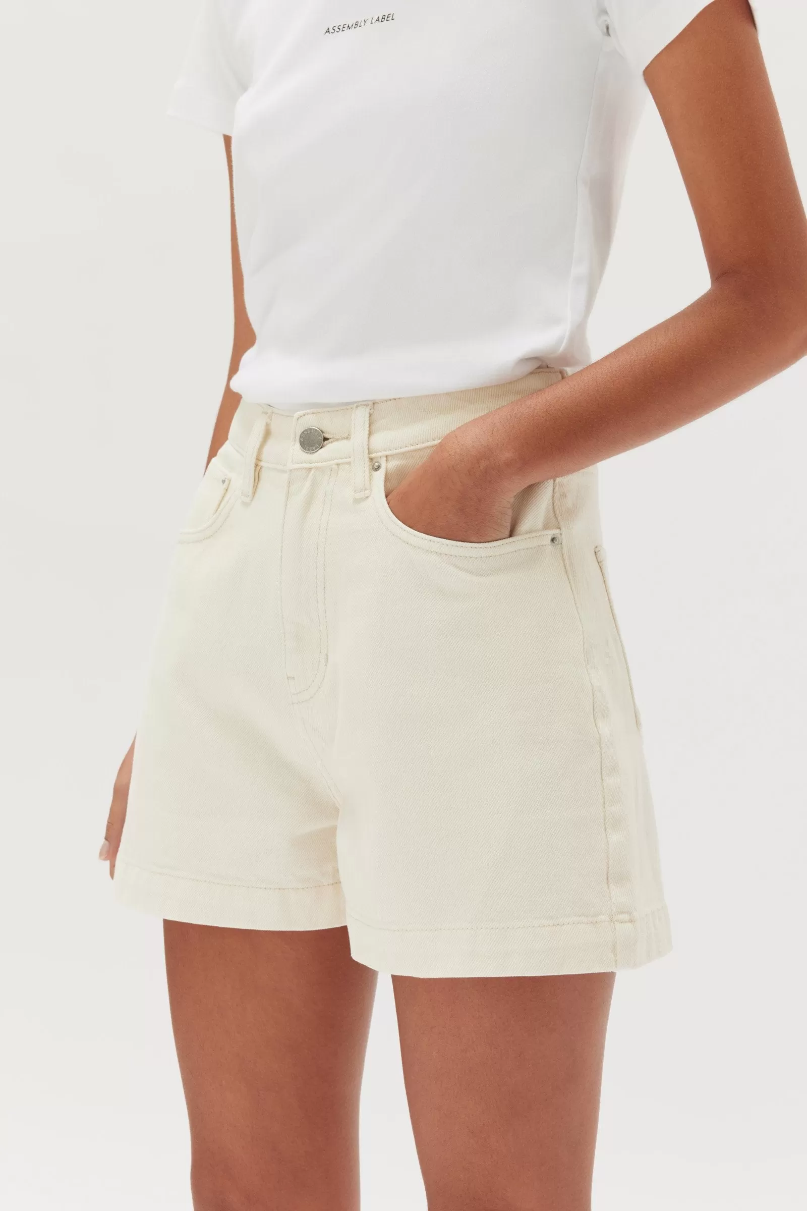 Boxy Denim Short