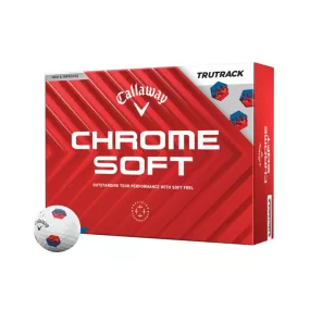 Callaway Chrome Soft TruTrack 2024 Blue/Red  (1 Dozen)