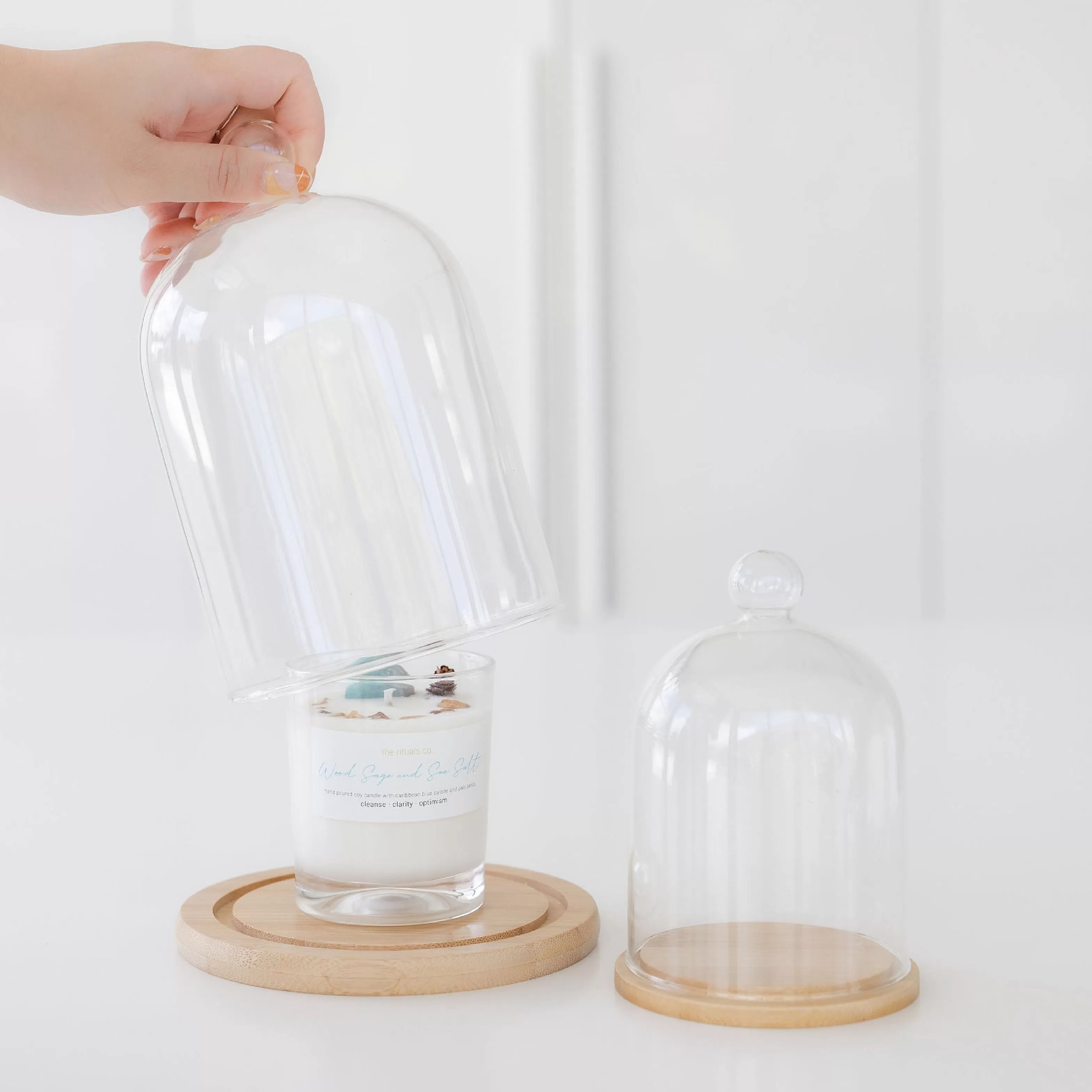 Candle Glass Dome Cloche