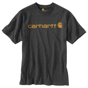 Carhartt K195 Signature Logo Tee Carbon Heather