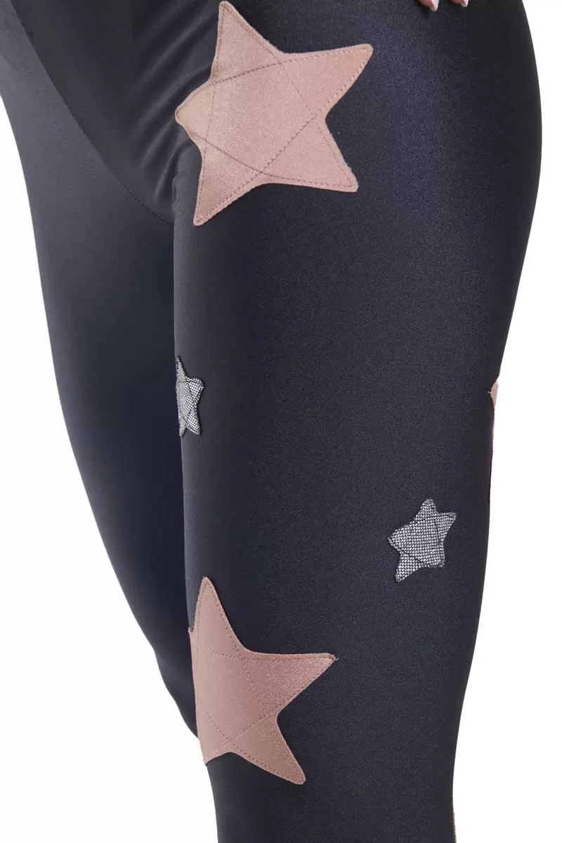 Cascata di Stelle Leggings con Stelle