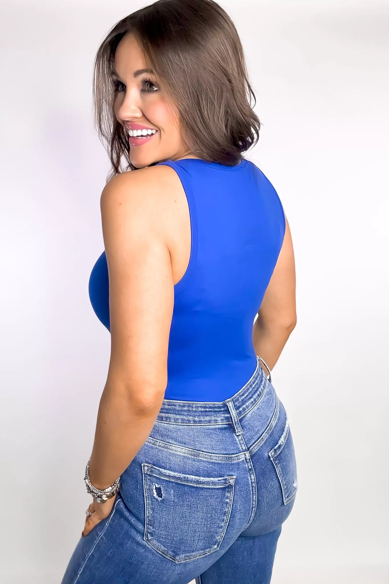 Caylie Classic Blue Bodysuit