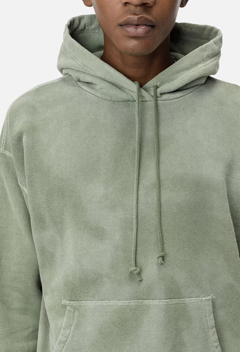 Chrome Hoodie / Washed Olive