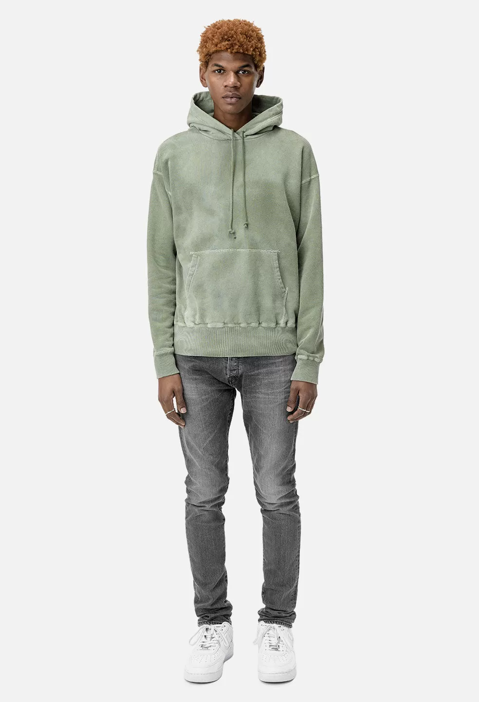 Chrome Hoodie / Washed Olive