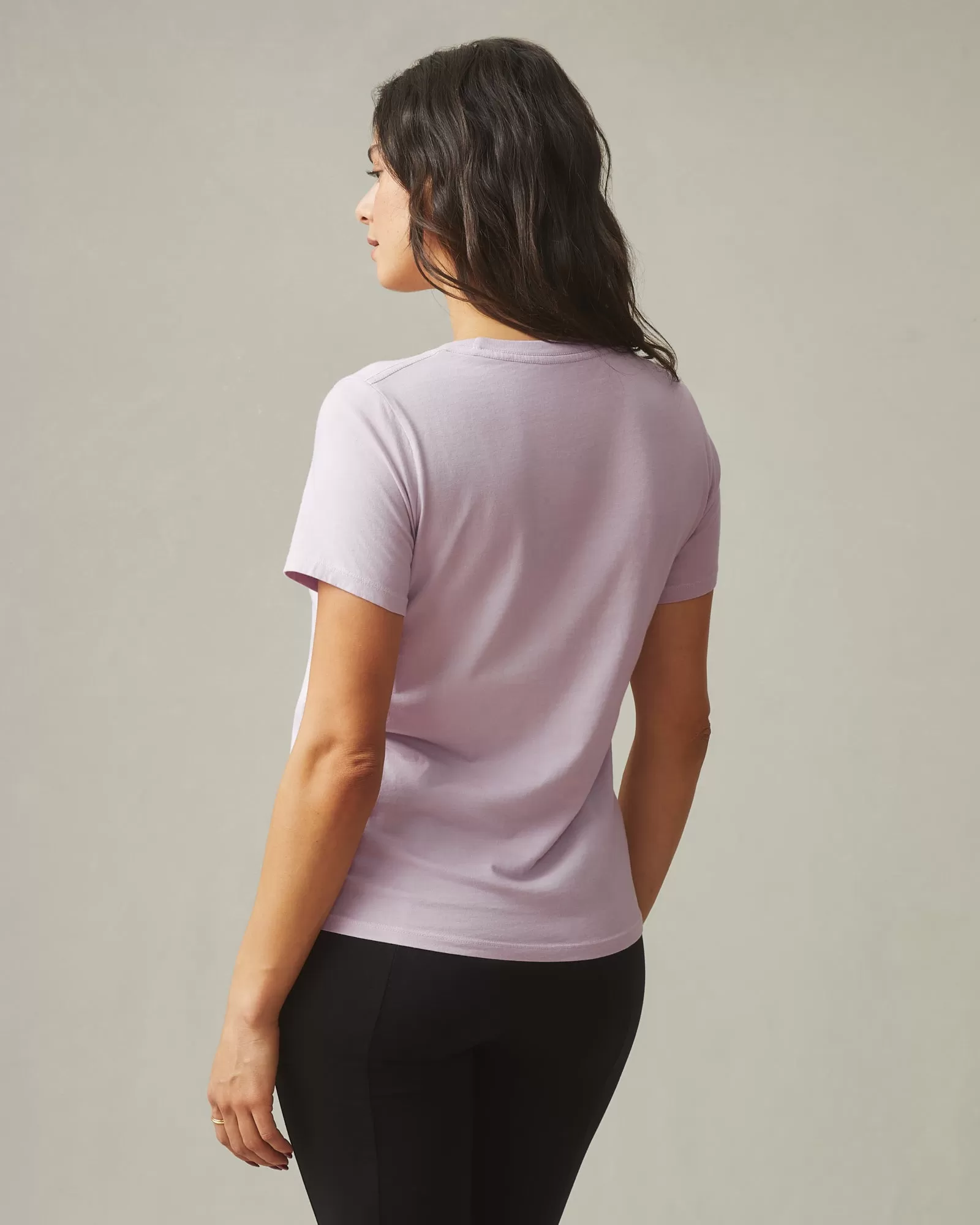 Classic Cotton Crew Tee - Keepsake Lilac