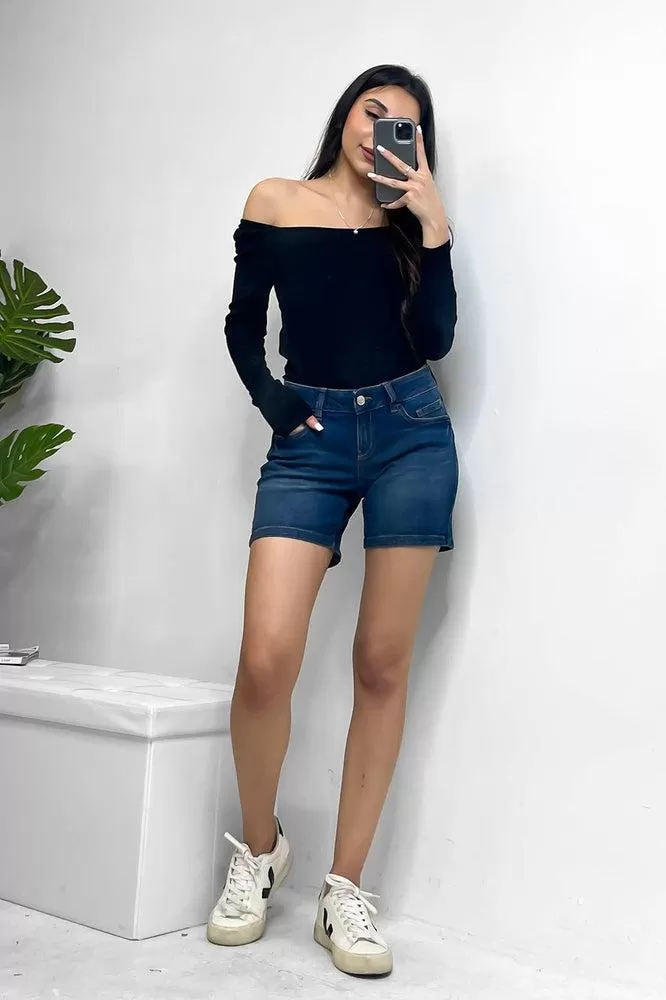 Classic Denim Boyfriend's Shorts