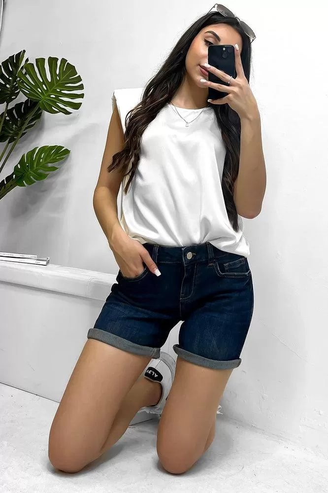 Classic Denim Boyfriend's Shorts