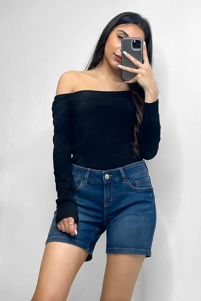 Classic Denim Boyfriend's Shorts