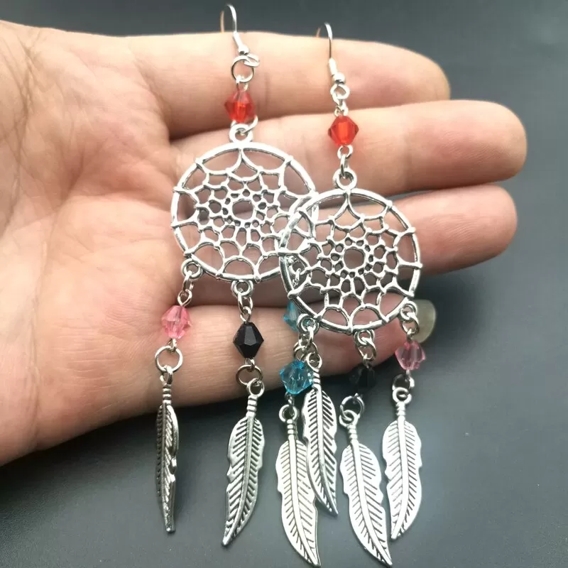 Classic Dreamcatcher Statement Earrings