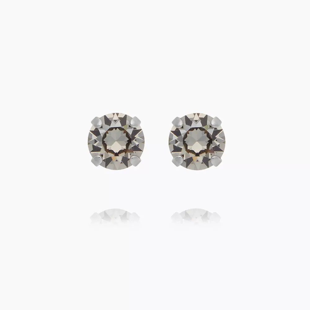 Classic Stud Earrings / Greige