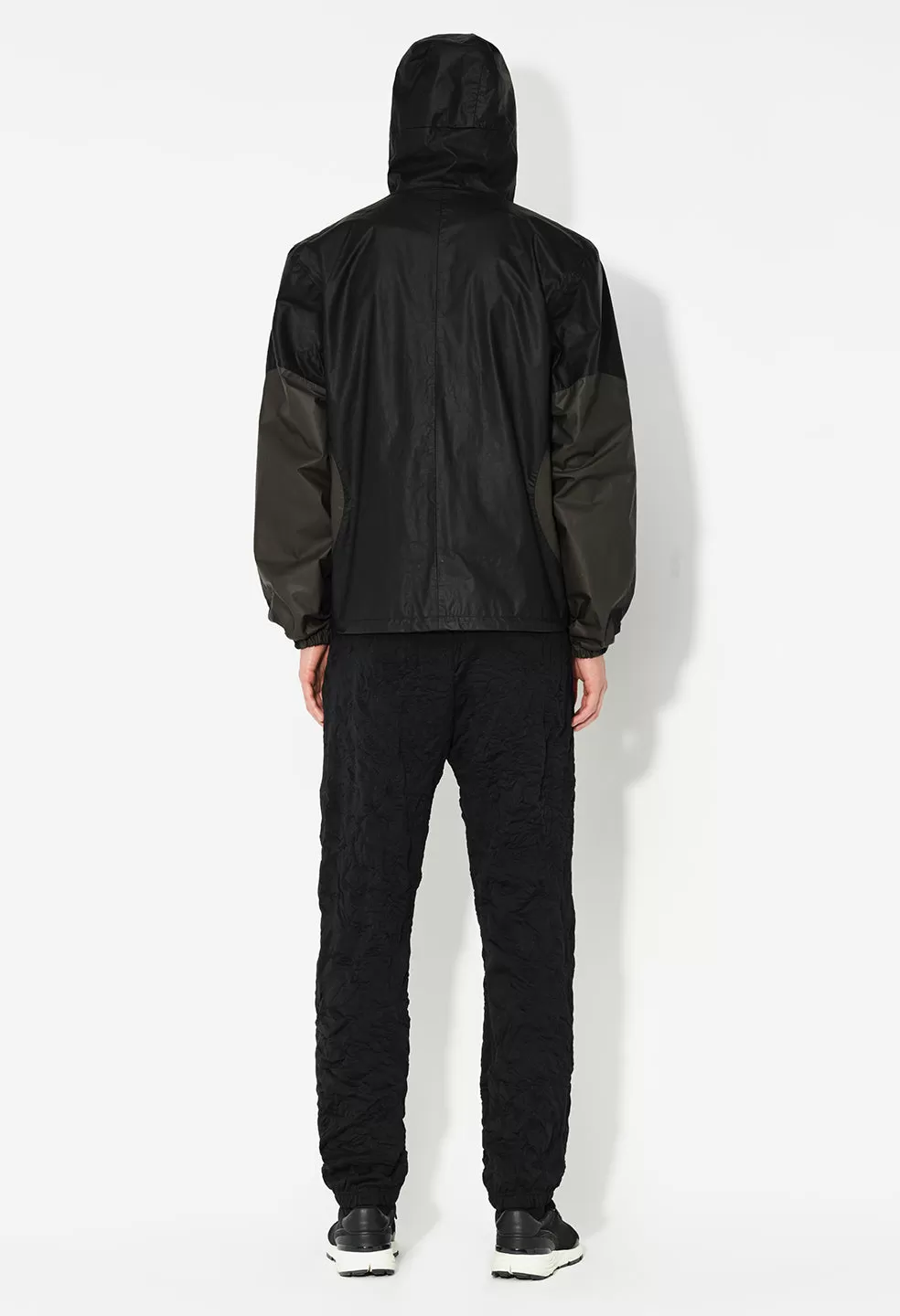 Crinkled Terry Sydney Sweats / Black