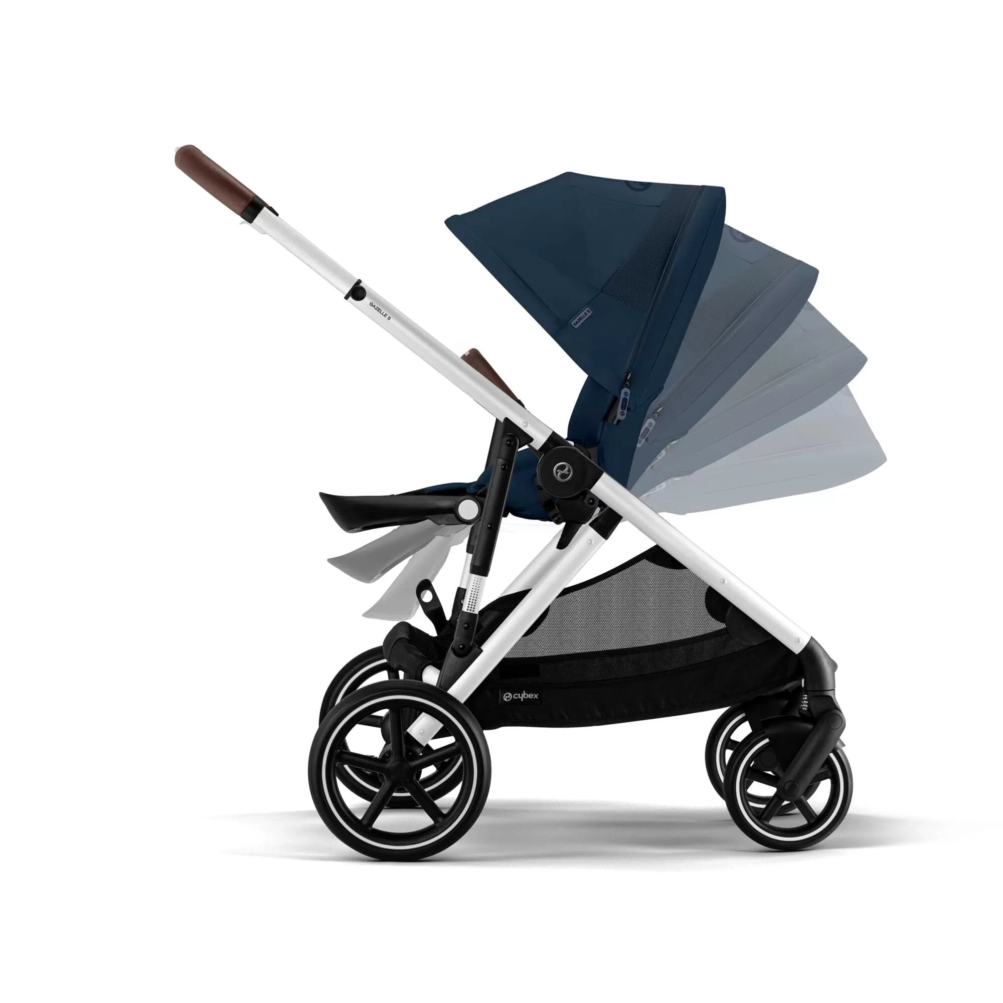 Cybex Gazelle S Pushchair - Silver / Ocean Blue (NEW 2023)