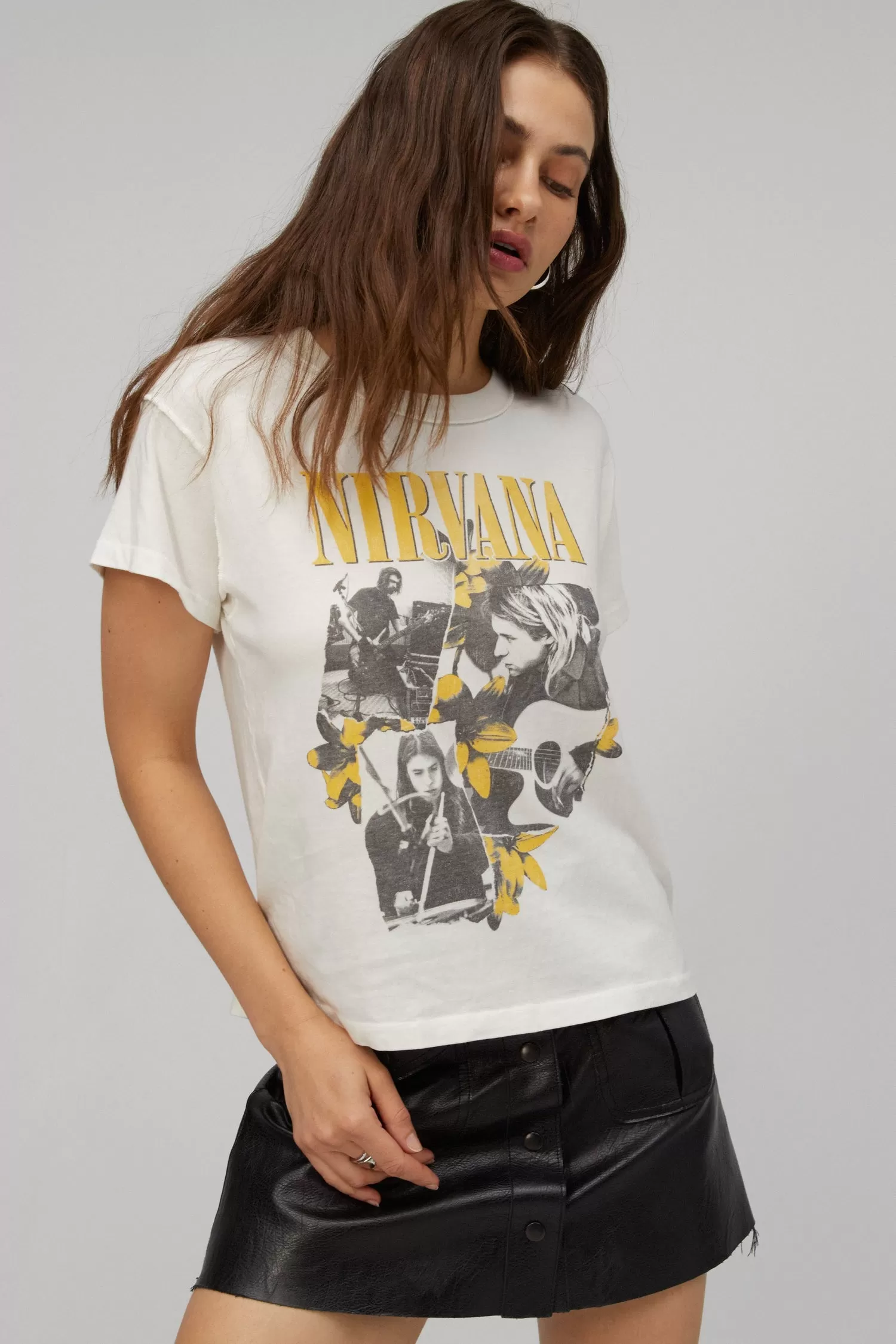 Daydreamer - Nirvana Collage Reverse Girlfriend Tee