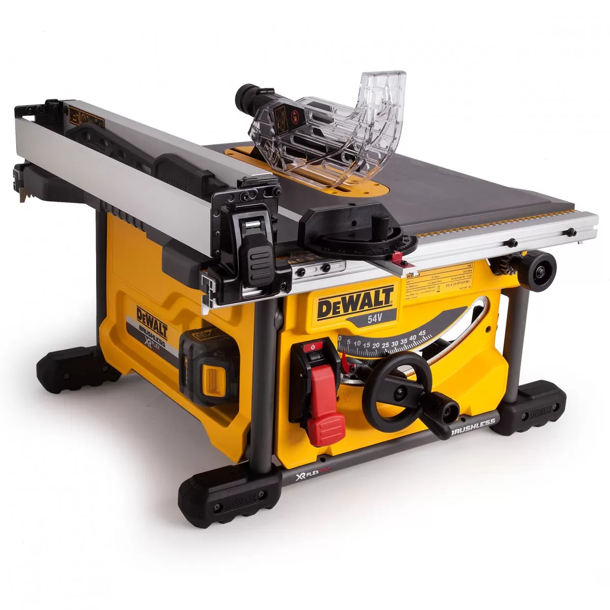 Dewalt DCS7485T2 54V Flexvolt 210mm Table Saw with 2 x 6.0Ah Batteries & Charger