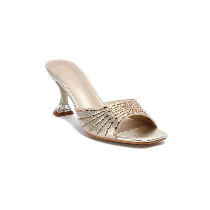 Diamante Detail Slip On Mule HL 131