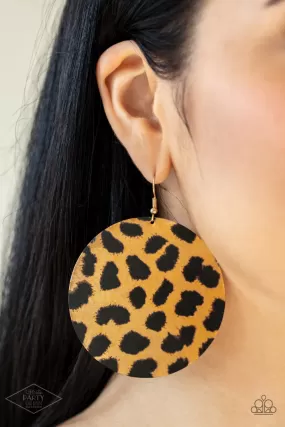 Doing GRR-eat Brown-Earrings