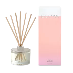 Ecoya Sweet Pea & Jasmine 200ml Reed Diffuser