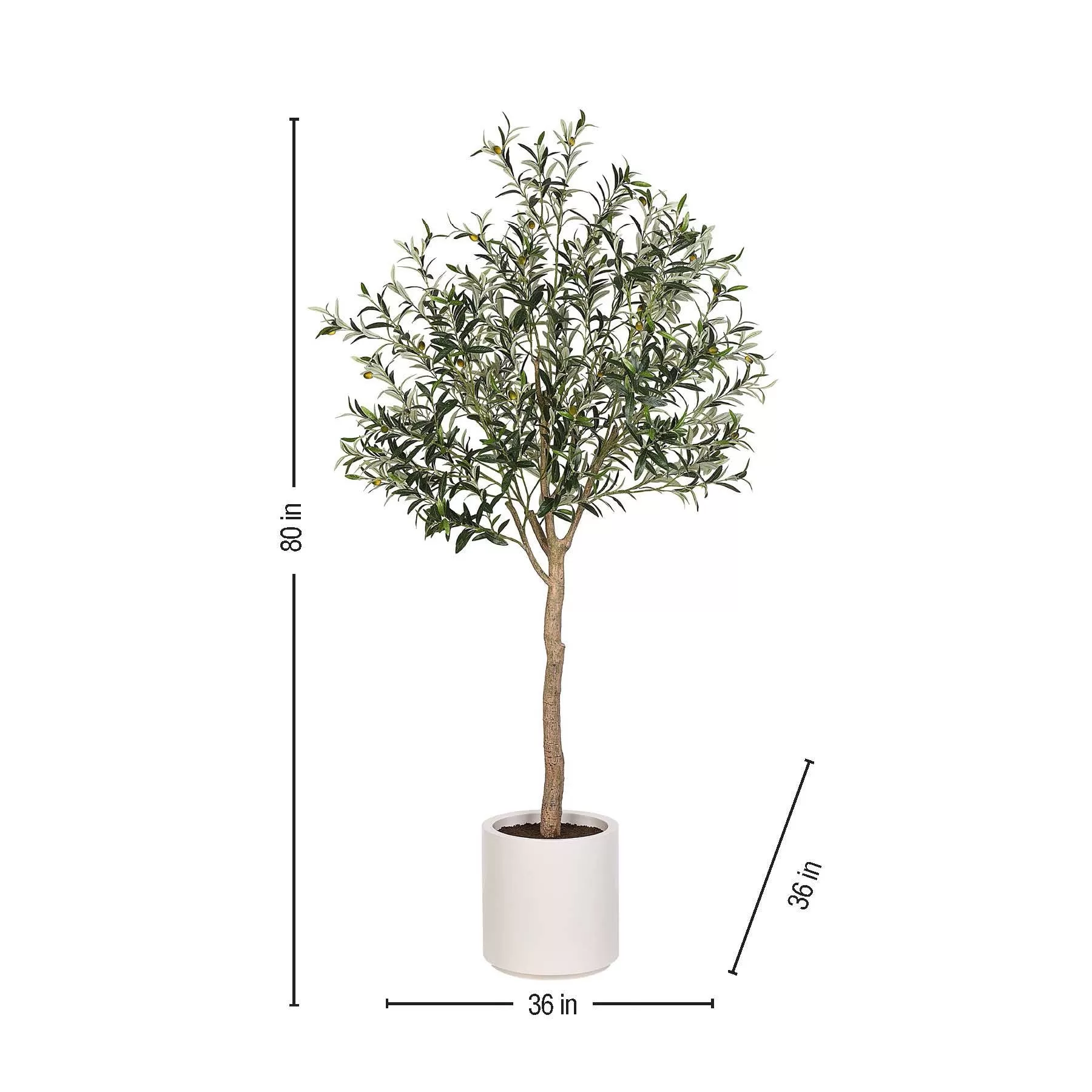 Faux 6.5' Olive Tree