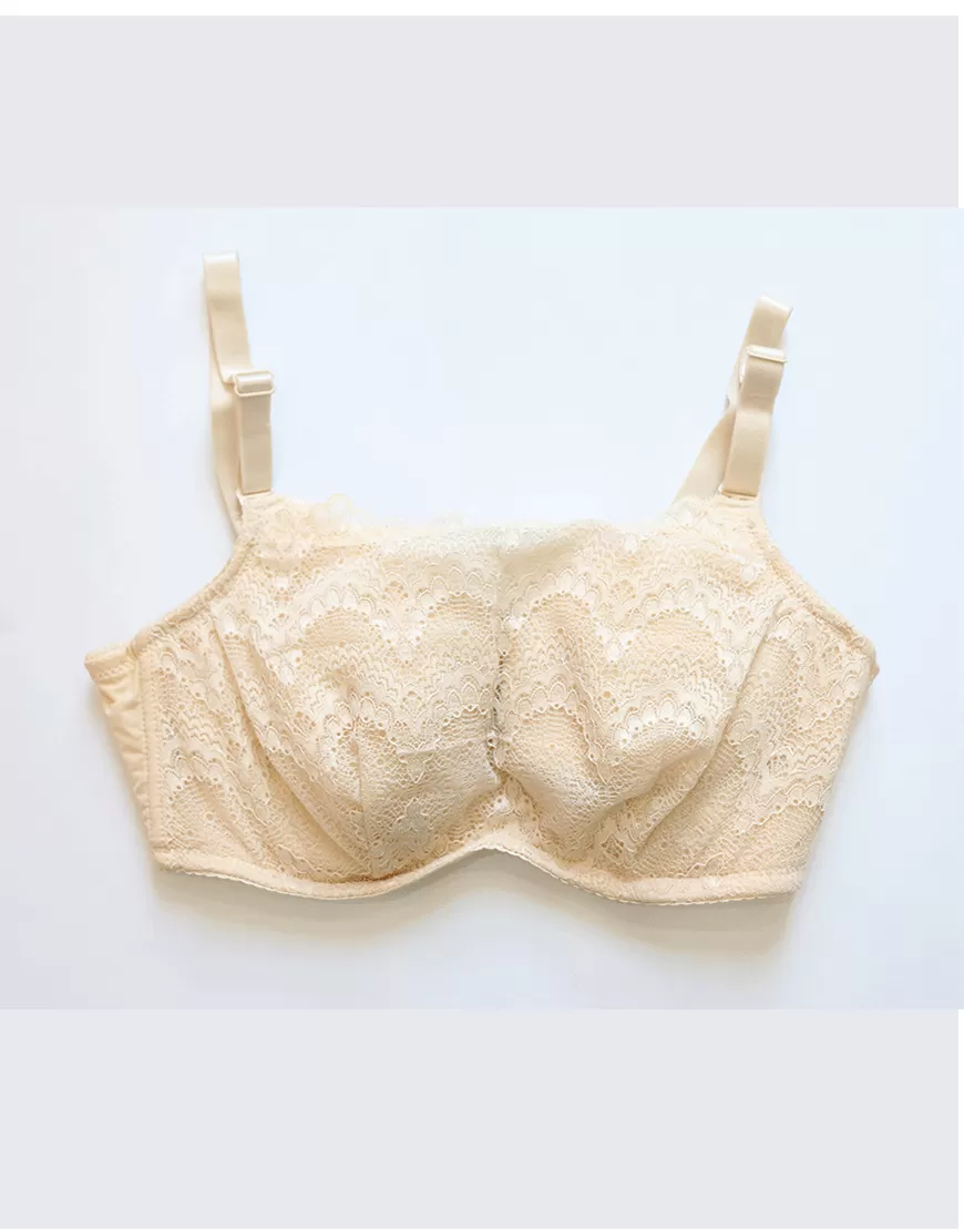 Full Lace Post Surgical Bra With Pockets