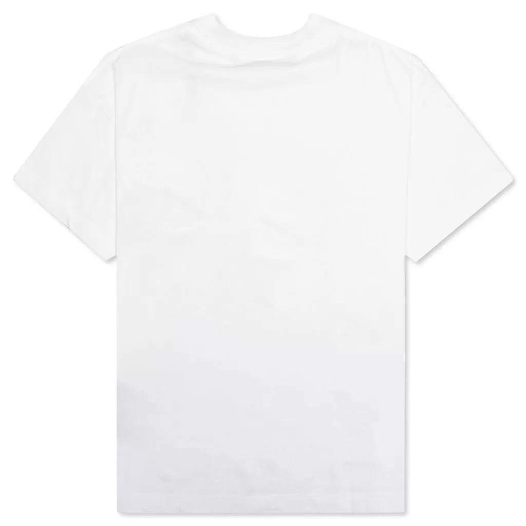 GD Box Logo Tee - White/White