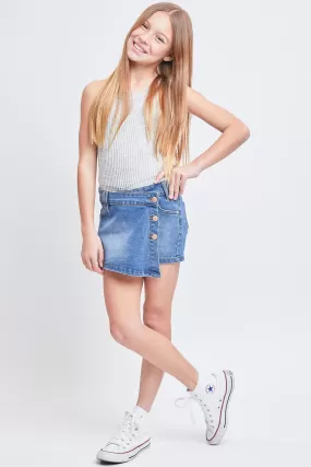 Girls Asymmetric Skort