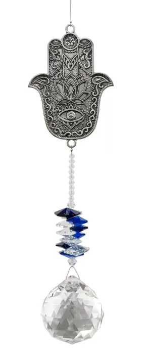 Hamsa Wishing Thread Eternity Crystal