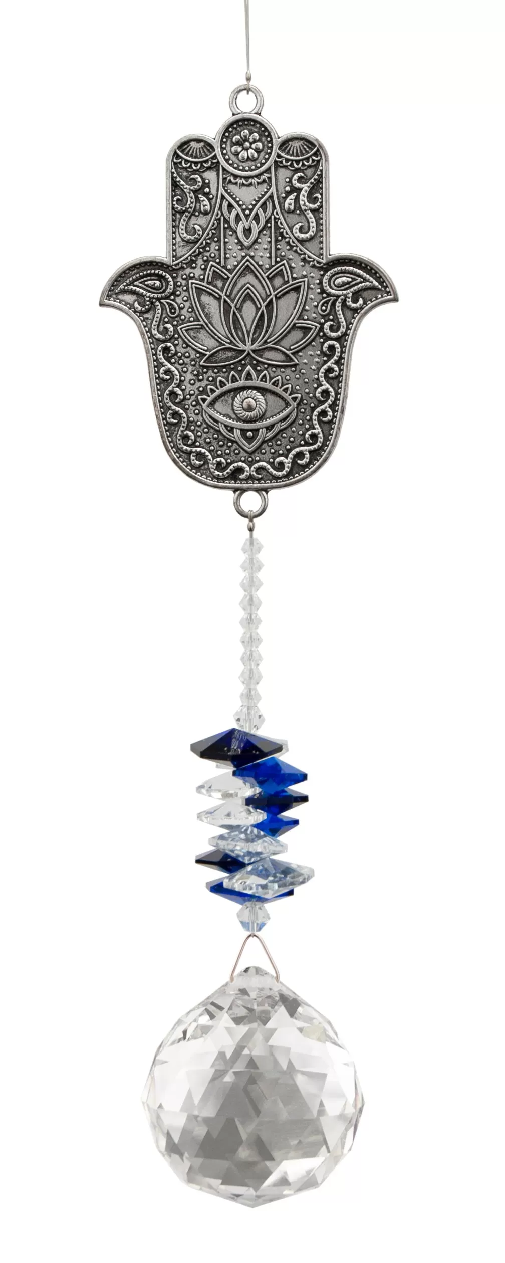 Hamsa Wishing Thread Eternity Crystal