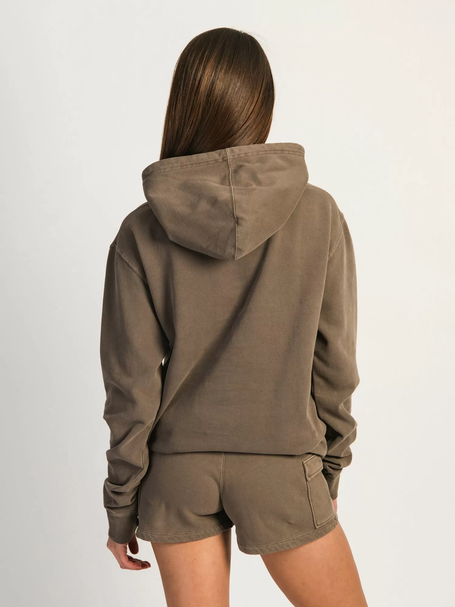 HARLOW HARLEY OVERSIZED HOODIE - MUSHROOM