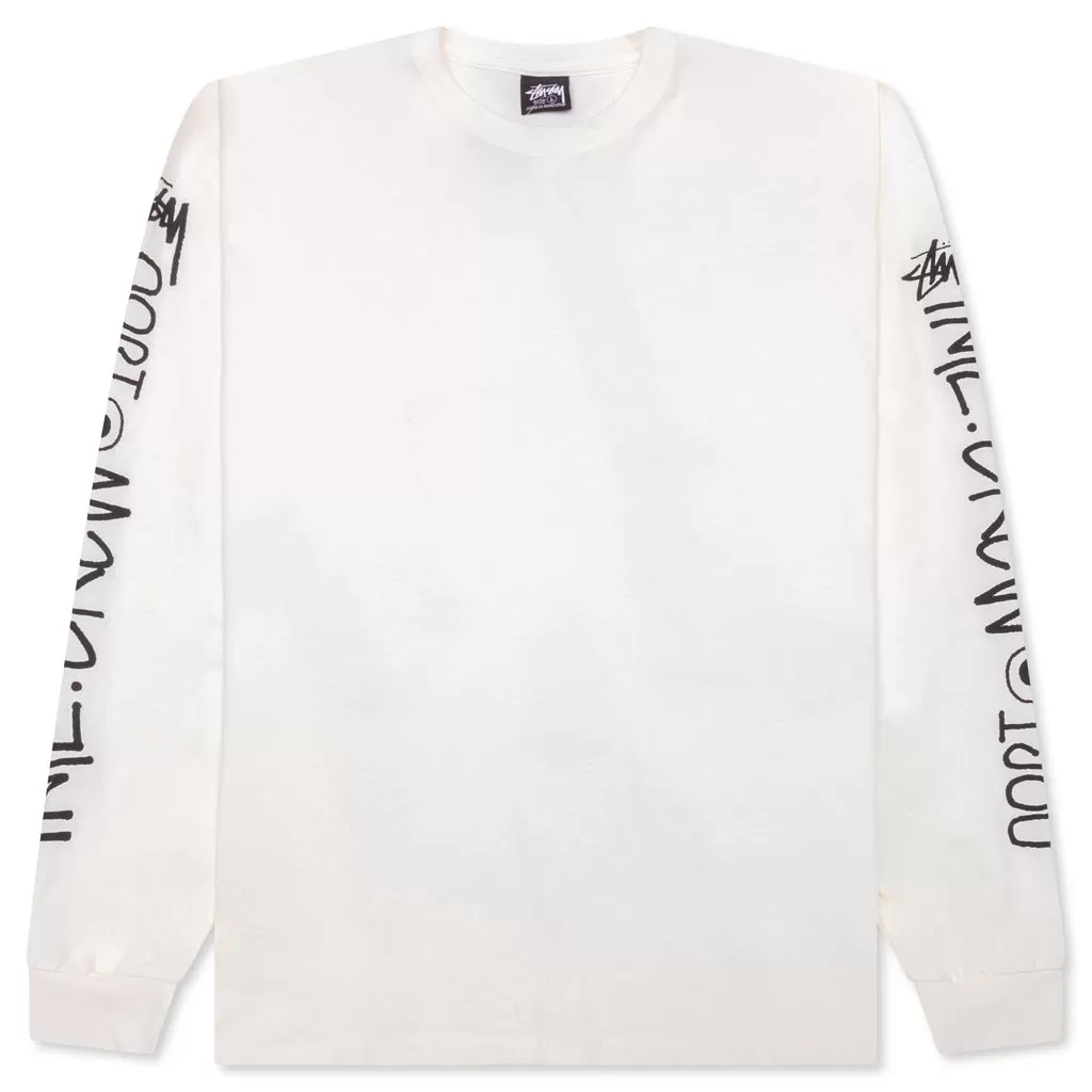 International Crew Pigment Dyed L/S Tee - Natural