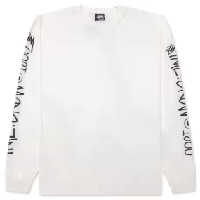 International Crew Pigment Dyed L/S Tee - Natural