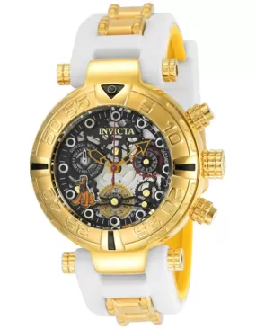 INVICTA Disney Limited Edition Womens Dive Watch - Gold-Tone - Pluto - Silicone