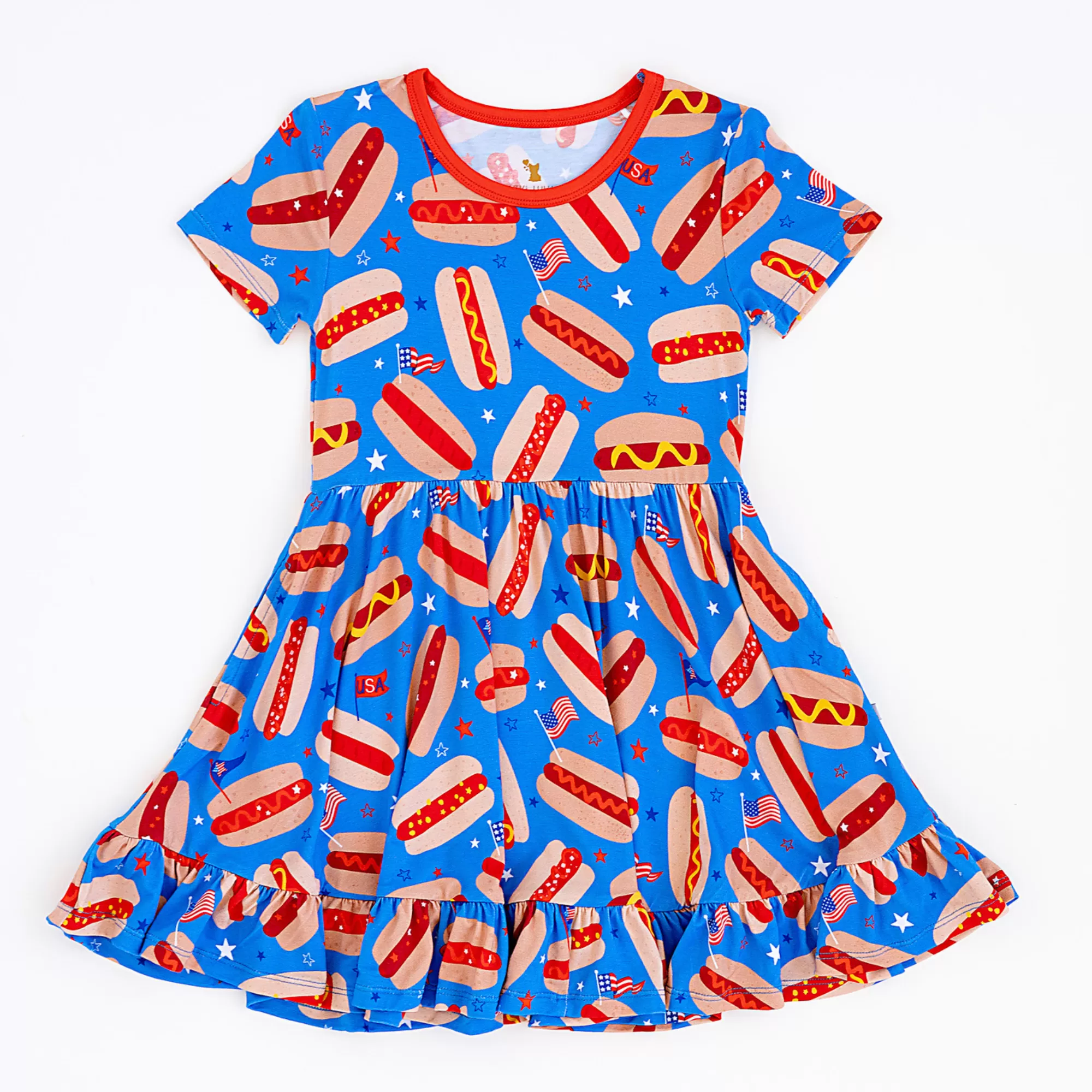 It's The Fourth of July and It Makes Me Want a Hot Dog Real Bad Toddler/Girls Dress