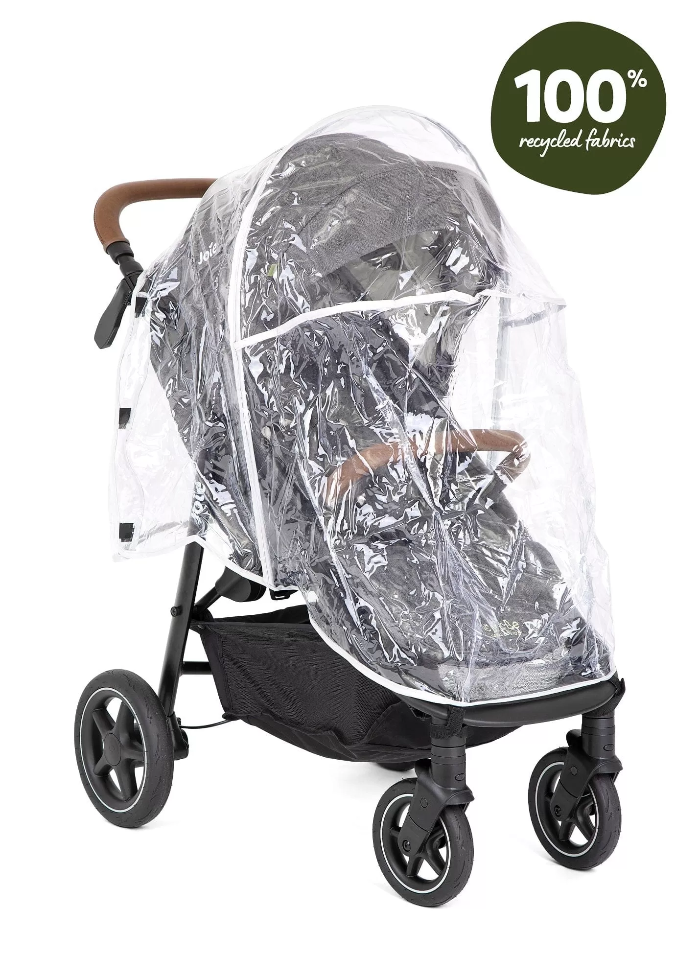 Joie Mytrax PRO Cycle Pushchair with Raincover - Shell Grey