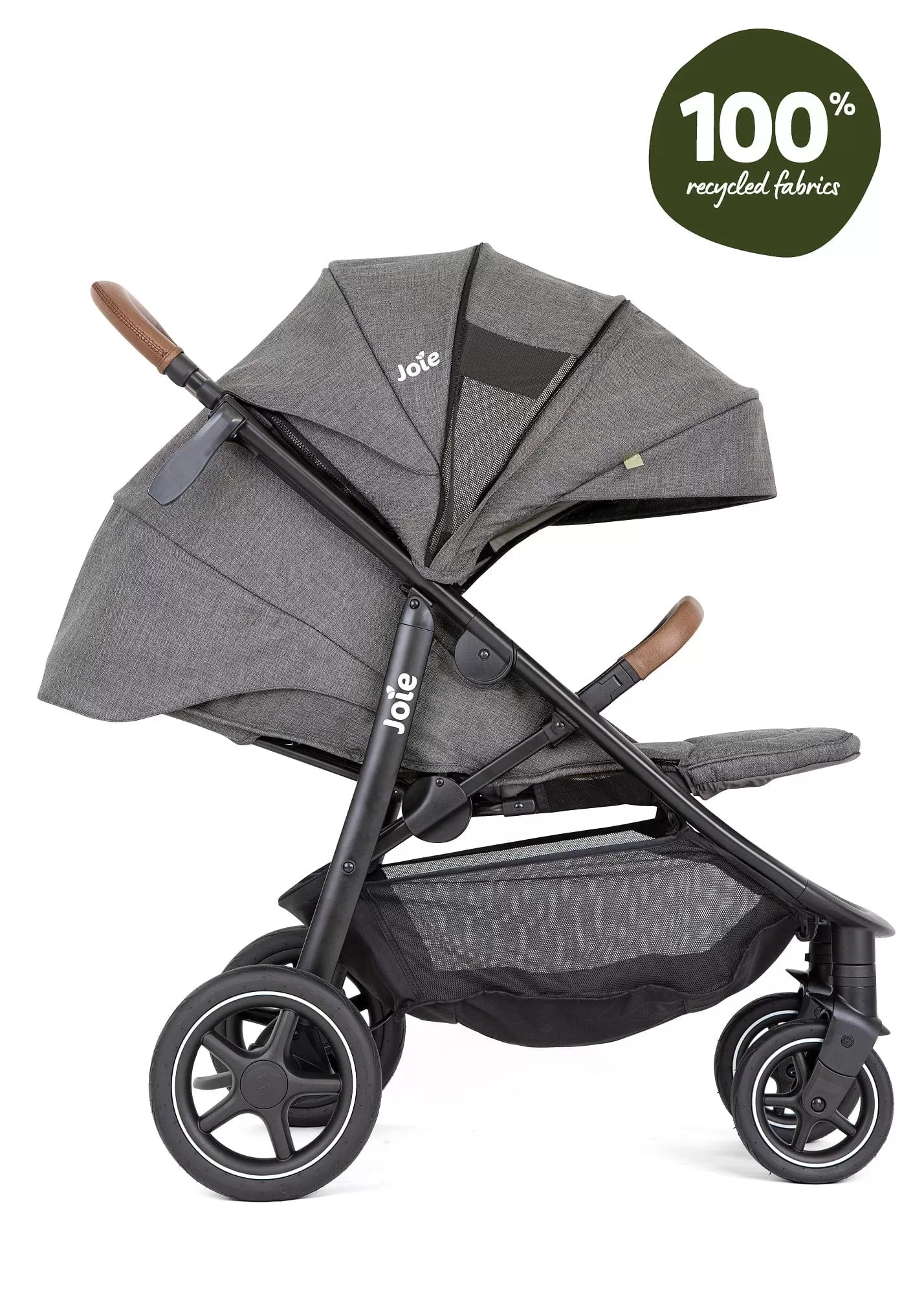 Joie Mytrax PRO Cycle Pushchair with Raincover - Shell Grey